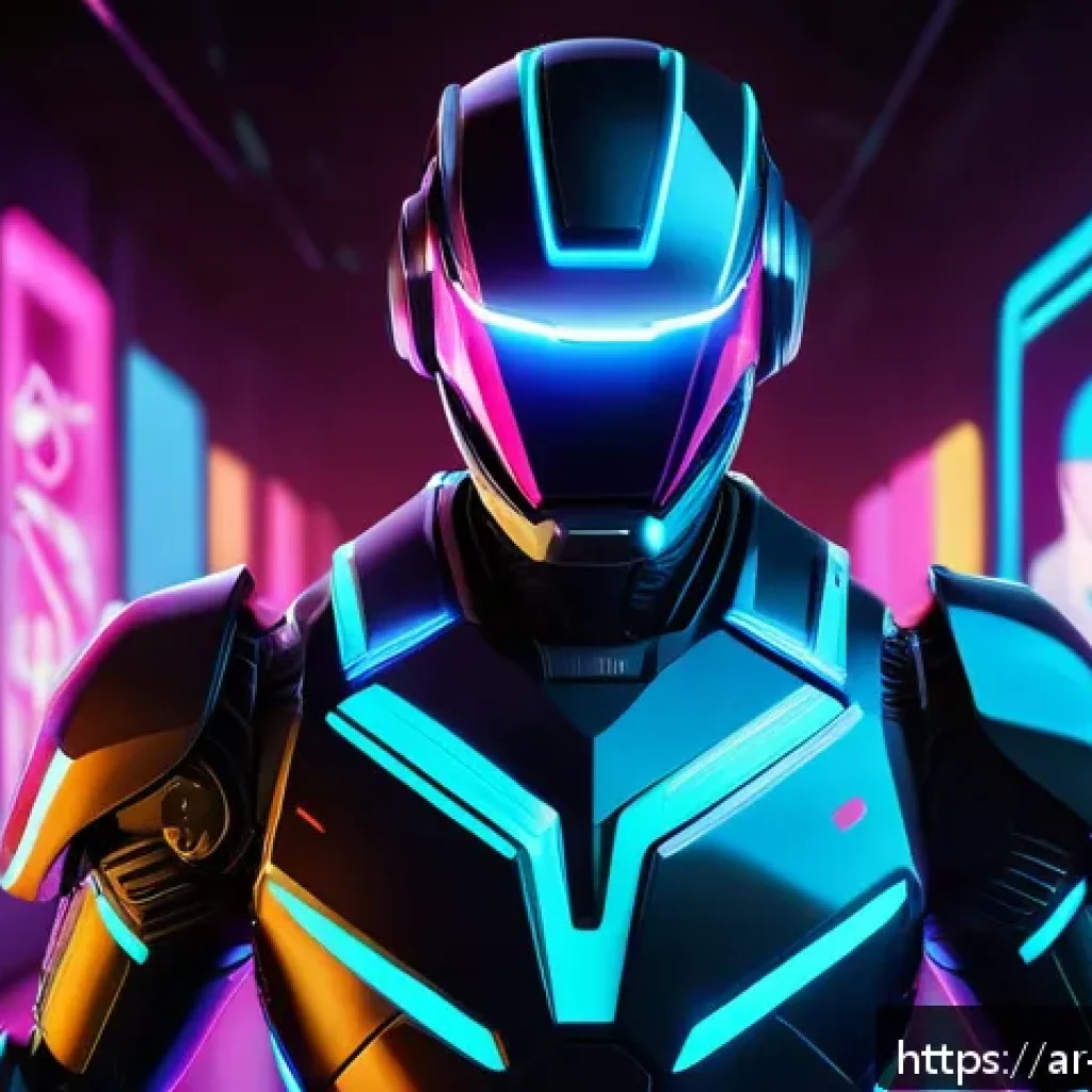 슈퍼트론의 대중문화적 기여도 평가 - A futuristic digital media scene featuring Supertron as a bold, sleek robot character interacting wi...