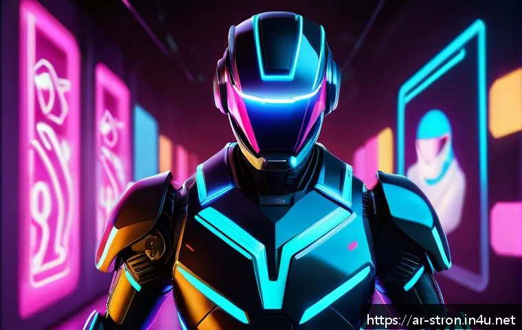 슈퍼트론의 대중문화적 기여도 평가 - A futuristic digital media scene featuring Supertron as a bold, sleek robot character interacting wi...