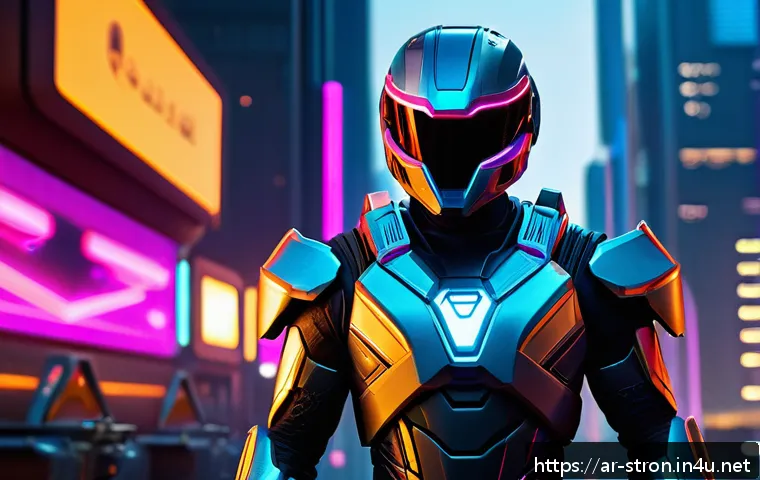 슈퍼트론의 영화화 가능성과 전망 - A futuristic cinematic scene from the movie "Supertron," showcasing advanced CGI graphics with hyper...